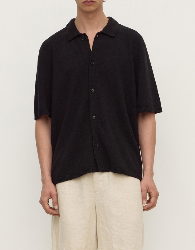 Assembly Label - Lance Boucle Knit Short Sleeve Shirt