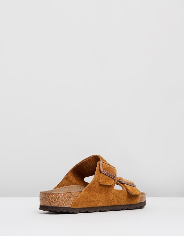 Birkenstock - Unisex Arizona Suede Leather Regular Sandals