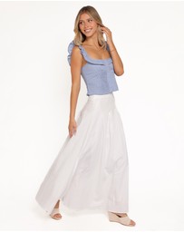 Petal & Pup - Zoey Maxi Skirt - White