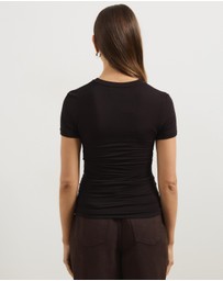 Atmos&Here - Delilah Gathered T-Shirt