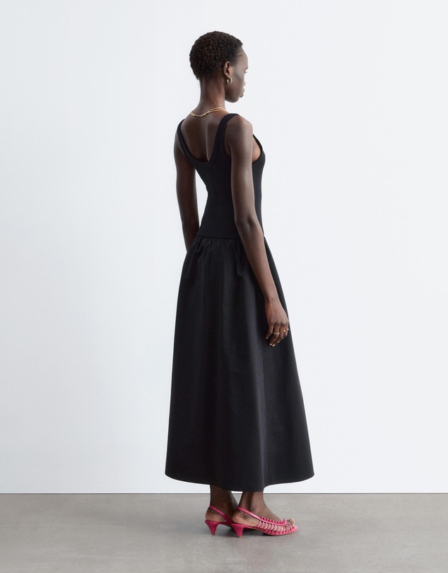 & Other Stories - Cotton Rib Tank Midi Dress