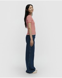 Marimekko - Kukkea Tasaraita Unikko Kioski t-shirt