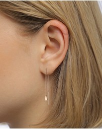Elli Jewelry - Earrings Hanger Drop 925 Sterling Silver Rosegold