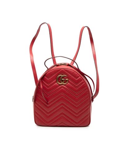 Pre-Loved by Azura Reborn - Pre-Loved Small GG Marmont Matelasse Leather Backpack