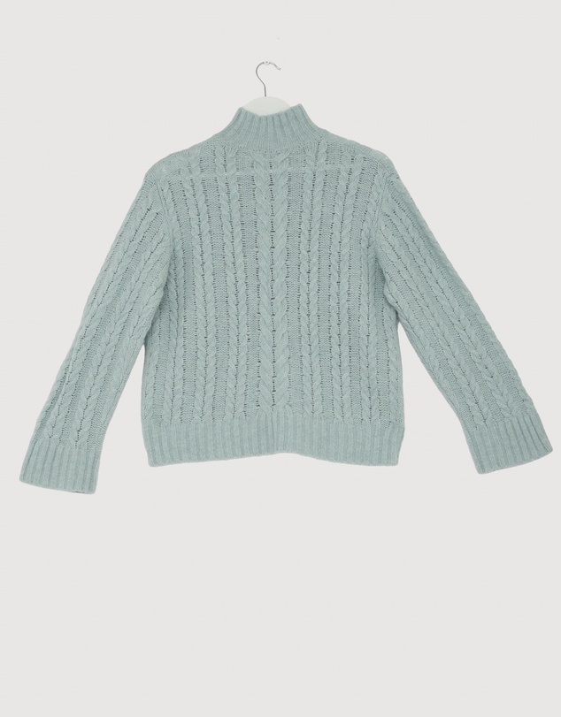 Revibe - Repaired AERE Zahra Cable Knit Jumper - AU 6