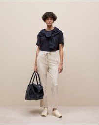 Trenery - Cotton Crew T-shirt in Night Sky