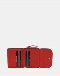 Pierre Cardin - Pierre Cardin Ladies Leather Tri-Fold Tab Wallet