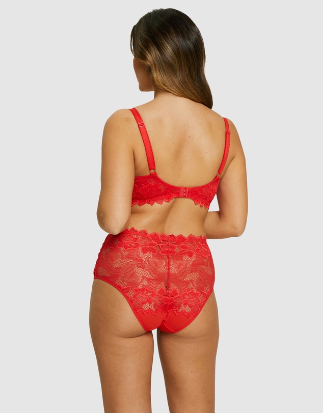 Sans Complexe - Arum Prima Mid Rise Sheer Stretch Lace Brief