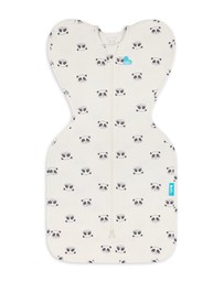 Love to Dream - Swaddle Up™ 1.0 TOG Stretch Cotton Sleepy Panda Cream