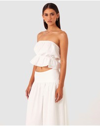 SNDYS - Nesa Strapless Top