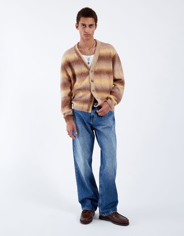 Dr Denim - Tom Cardigan Fade Yellow