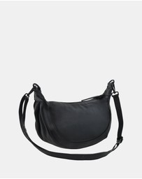 Pierre Cardin - Pierre Cardin Ladies Leather Crescent Crossbody Bag