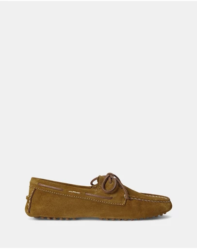 Polo Ralph Lauren - Suede Camp Driver Shoes - Women's