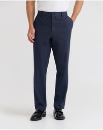 Oxford - Marlo Herringbone Cotton Trousers