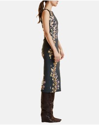 Cynthia Rowley - Sleeveless Bonded Midi Dress
