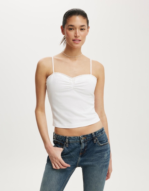 Cotton On - Bow Cotton Cami