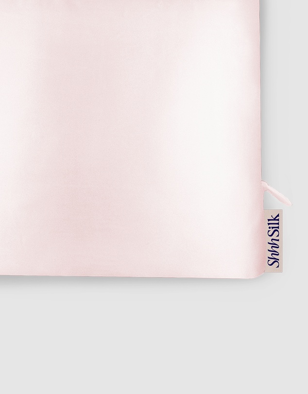 Shhh Silk - Mulberry Silk Beauty Pillowcase - Pink - Queen