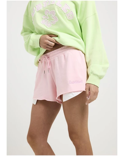 Subtitled - Aloha Cropped Fleece Shorts