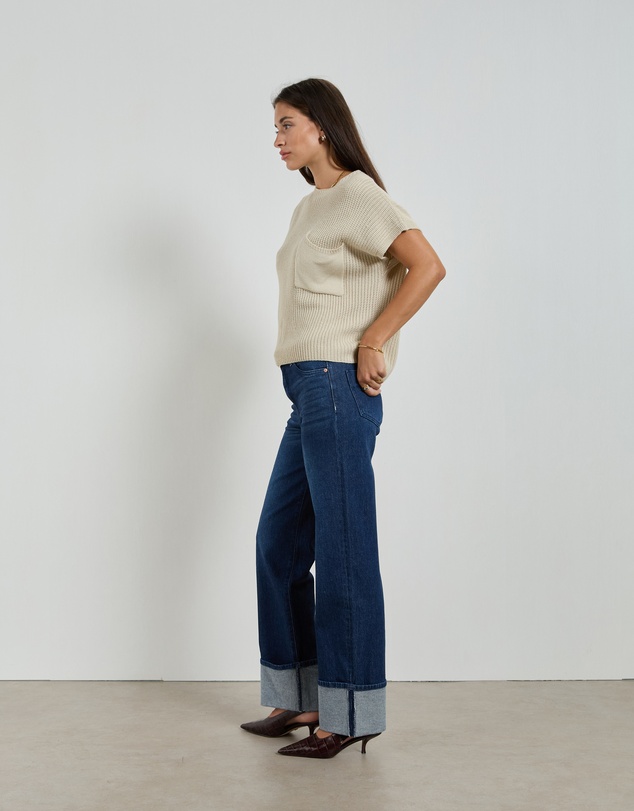 DRICOPER DENIM - Lina Mid Rise Straight Leg Jeans
