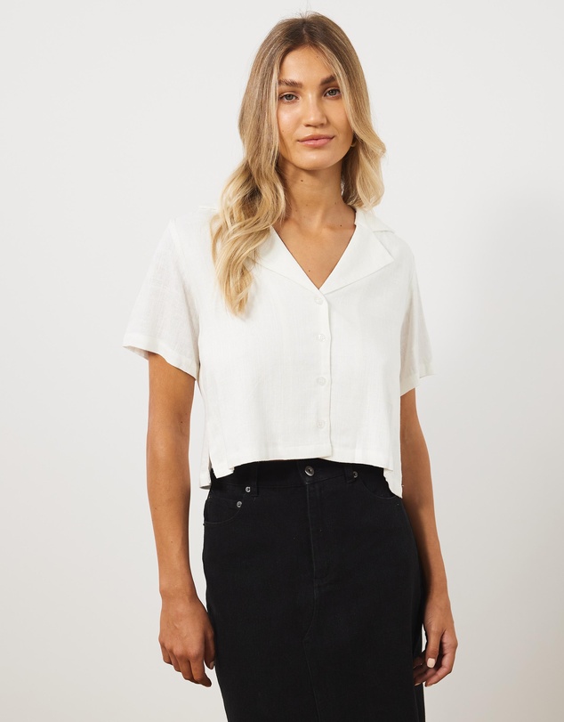 Atmos&Here - Alis Linen Blend Shirt
