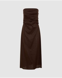 Morrison - Rio Linen Strapless Dress