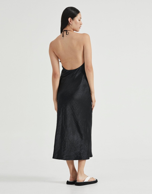 Third Form - Crush Bias Halter Dress