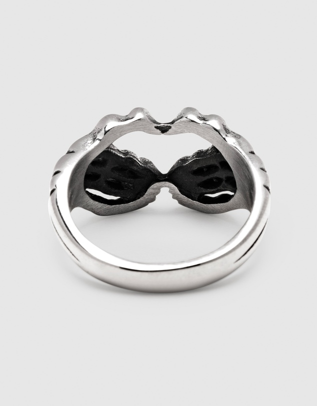 Nialaya Jewellery - Men's Vintage Skeleton Ring
