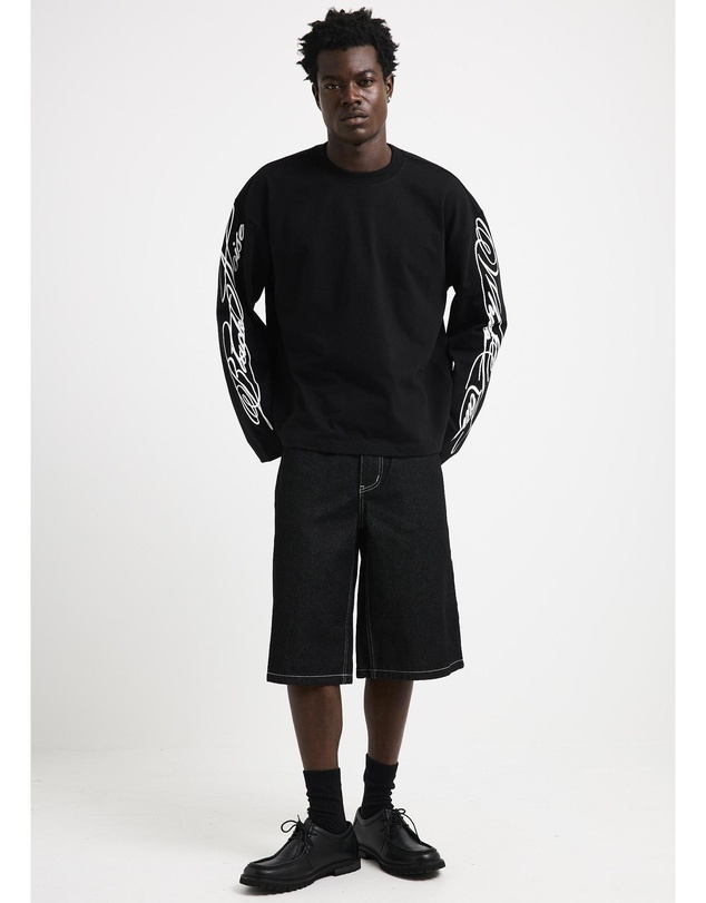 Black Noise White Rain - Control Long Sleeve Tee