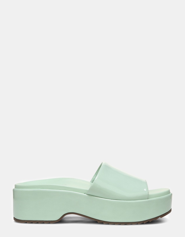 Vionic - Trista Flatform Slide - Menta Patent