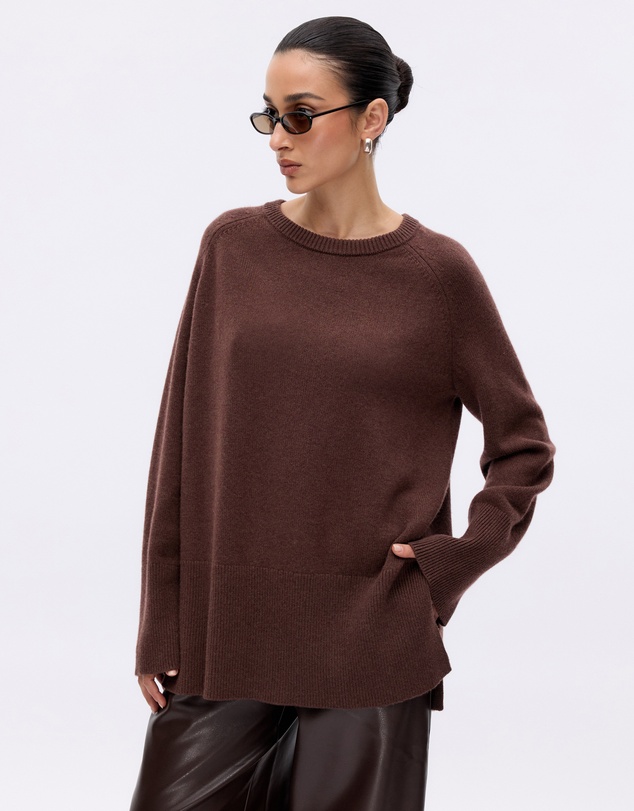 Minima Esenciales - Emi Oversized Wool Cashmere Blend Knit