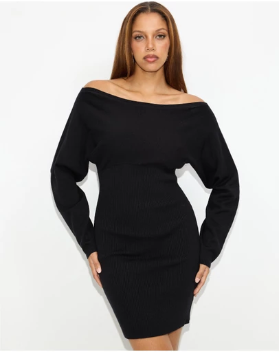 Black Long Sleeve Dresses - THE ICONIC