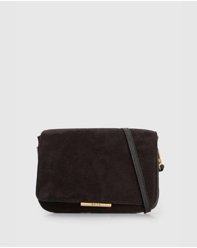 Evity - Thea Leather Suede Crossbody