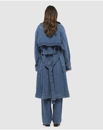 JACANDMOOKI - Dion Denim Trench Coat