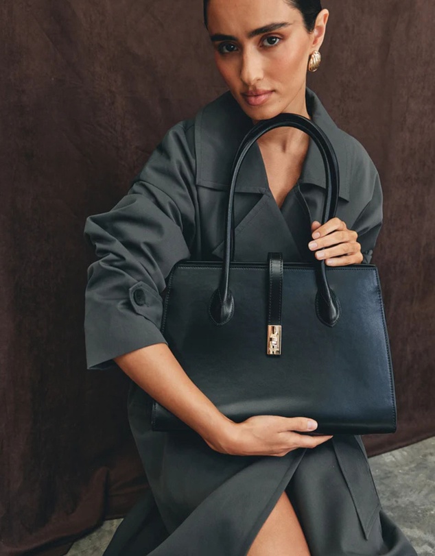 VESTIRSI - Ava Structured Leather Tote