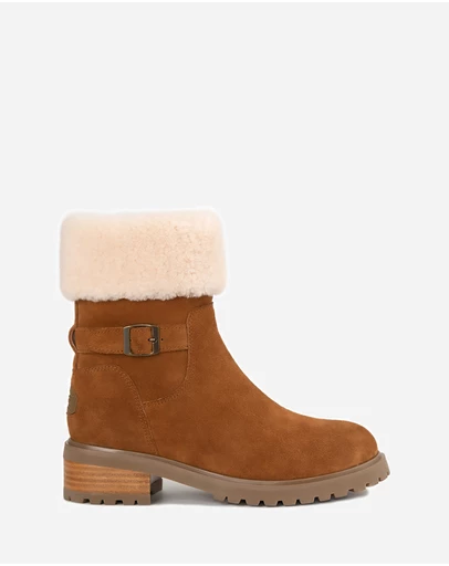 Ozwear Connection Uggs - Ugg Violet Ankle Zip Boots