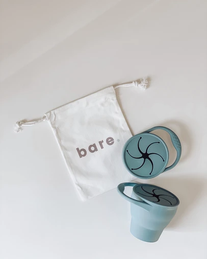 Bare The Label - Collapsible Silicone Snackie Cup