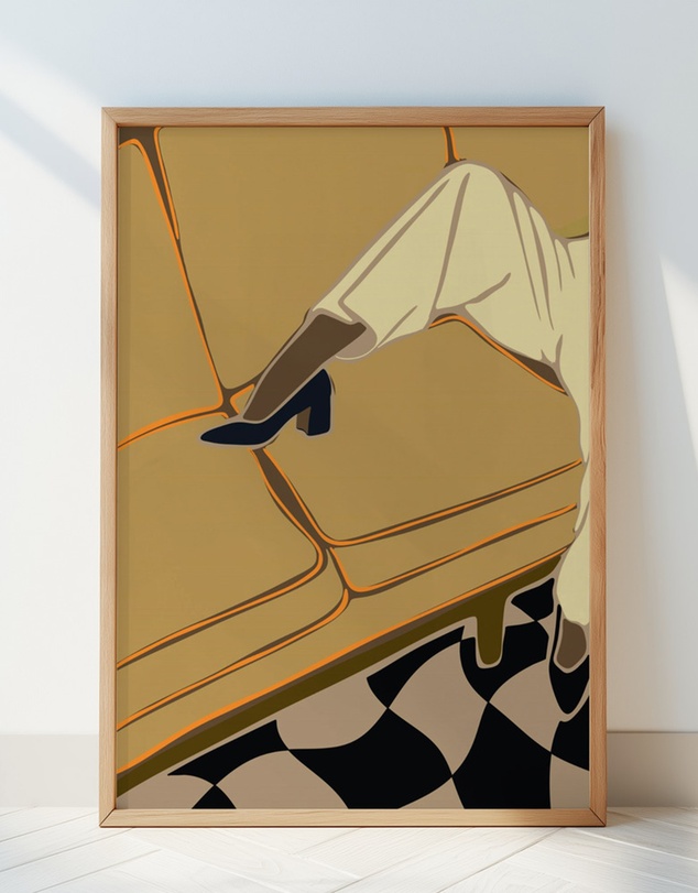 Olive et Oriel - KH Studio - Lucy by Karla Hyman Art Print