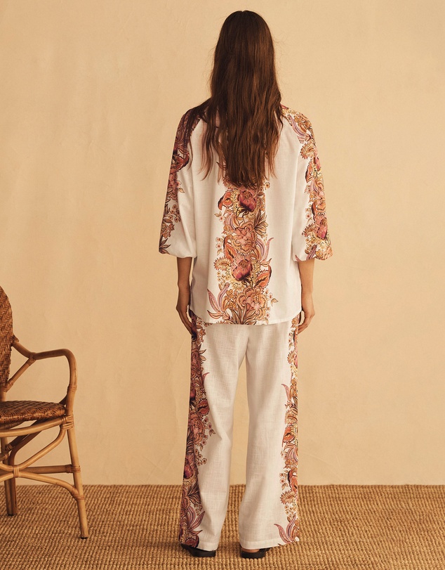 AUR OCEA - Bel Fiore Trellis Straight Leg Pants