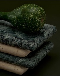 Black Blaze - Halo Square Marble Tray