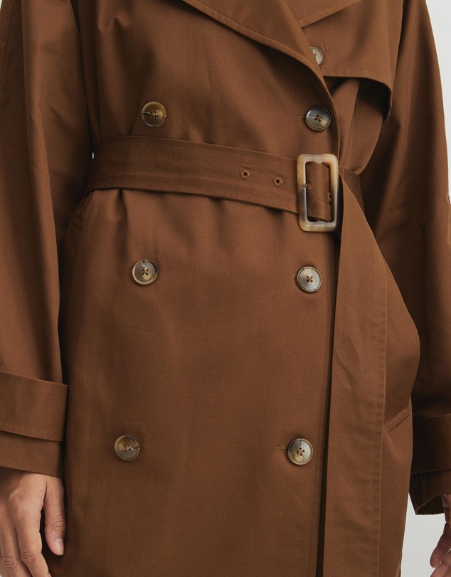 AERE - Silas Organic Cotton Oversized Trench