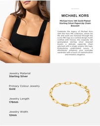 Michael Kors - Premium Gold Tone Bracelet