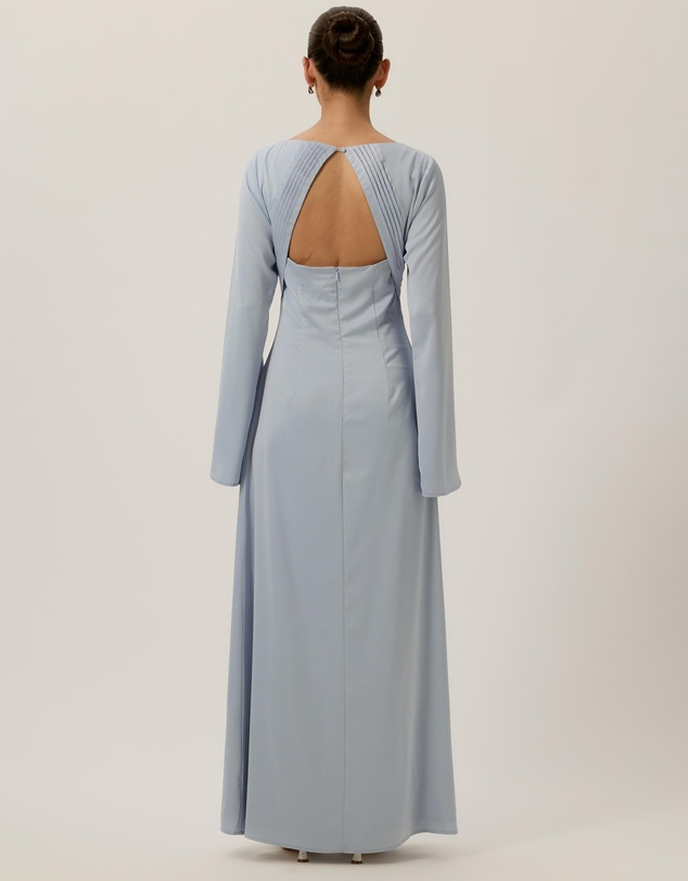 Tussah - Bec Long Sleeve Satin Maxi Dress