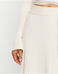 KIVARI - Daphne Rib Knit Skirt