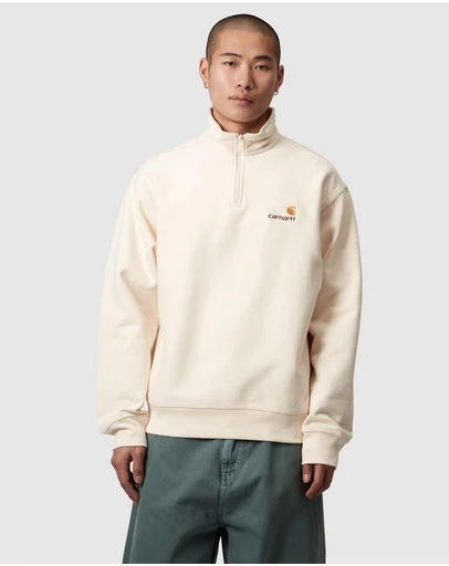 Carhartt WIP - Half Zip American Script Sweatshirt