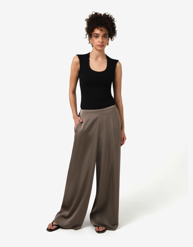 Forcast - Soho Rounded Square Neck Top