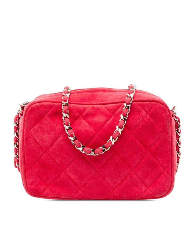 Pre-Loved by Azura Reborn - Pre-Loved Quilted Suede Camera Bag