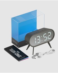 Newgate - Newgate Space Hotel Cyborg Led Alarm Clock Grey