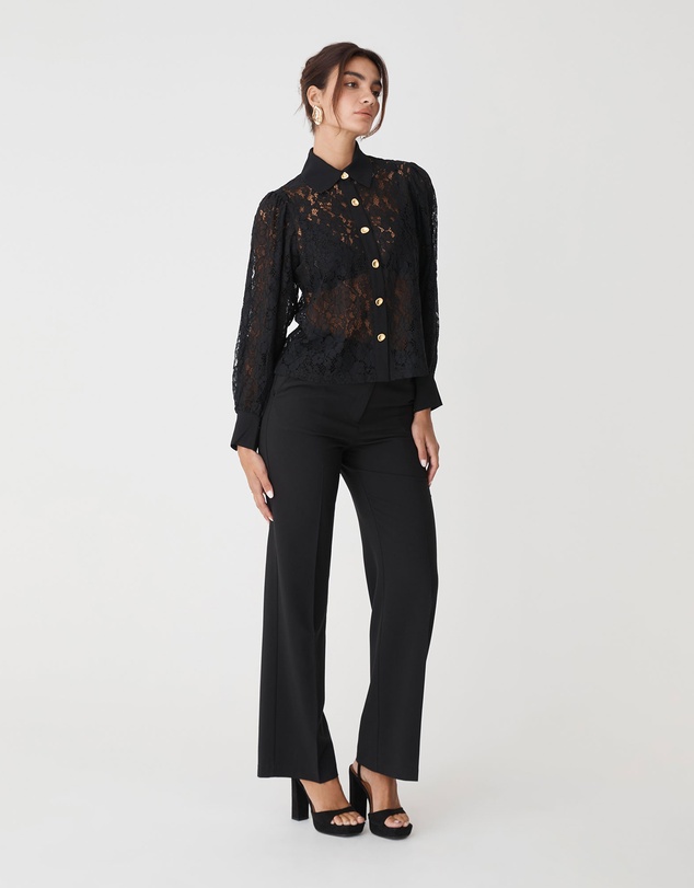 Forcast - Kennedy Lace Shirt
