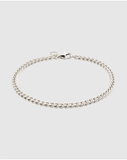 Kuzzoi - ICONIC EXCLUSIVE - Bracelet Male Big Curb Chain 925 Sterling Silver