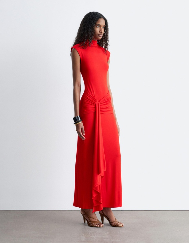 & Other Stories - Wrap-Front Midi Dress